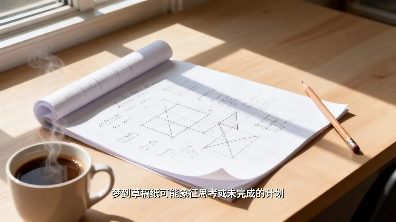 梦到草稿纸意味什么，梦见草稿纸是什么预兆