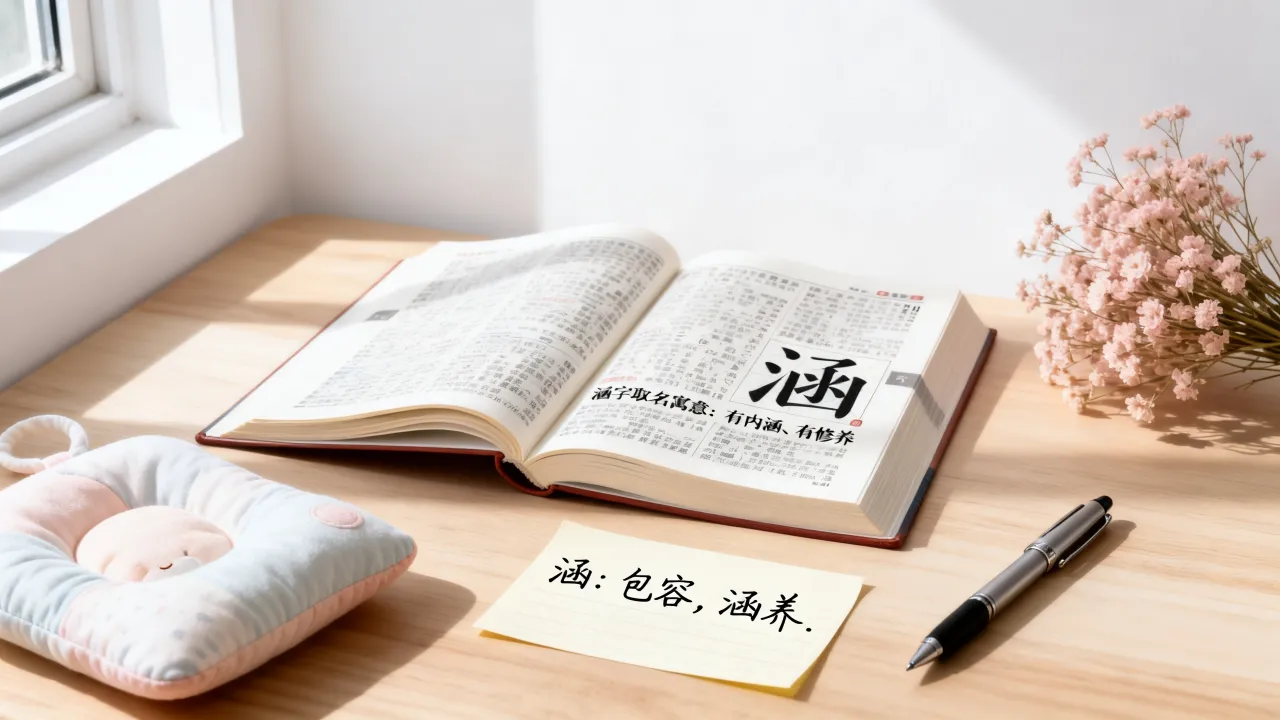 给宝宝起名带涵字哪个字好听，涵字取名寓意和最佳搭配有哪些