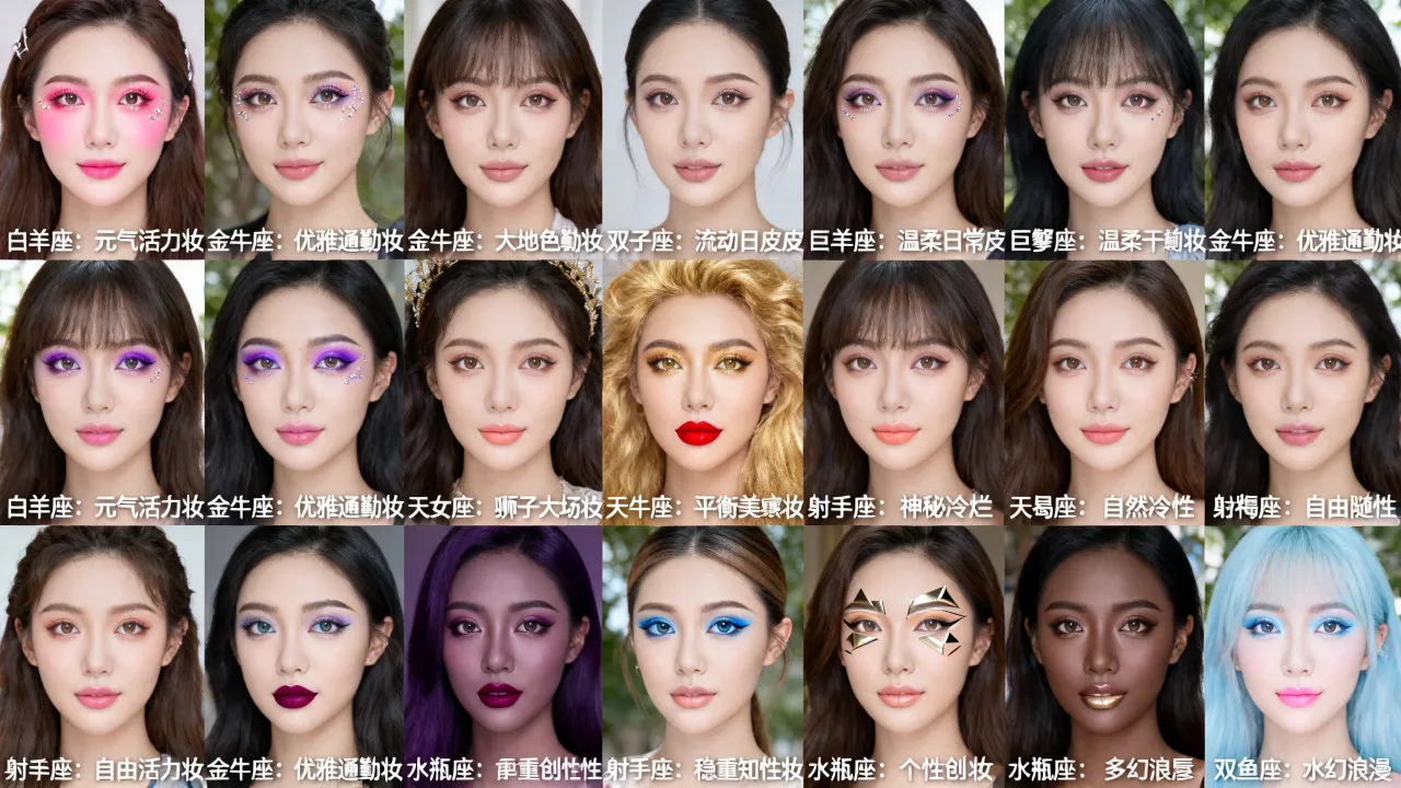 你知道十二星座的化妆风格是什么吗?十二星座女生适合什么风格妆容? 你知道十二星座的化妆风格是什么吗?十二星座女生适合什么风格妆容?