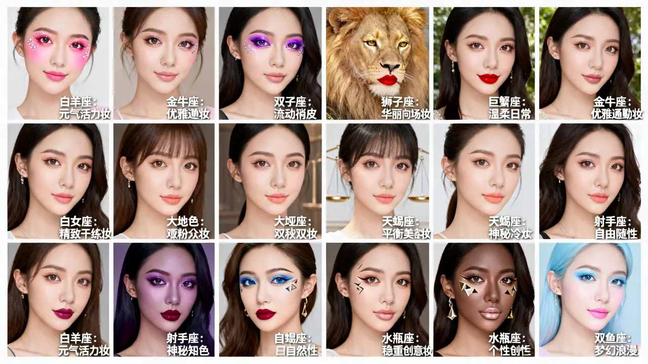 你知道十二星座的化妆风格是什么吗?十二星座女生适合什么风格妆容? 你知道十二星座的化妆风格是什么吗?十二星座女生适合什么风格妆容?