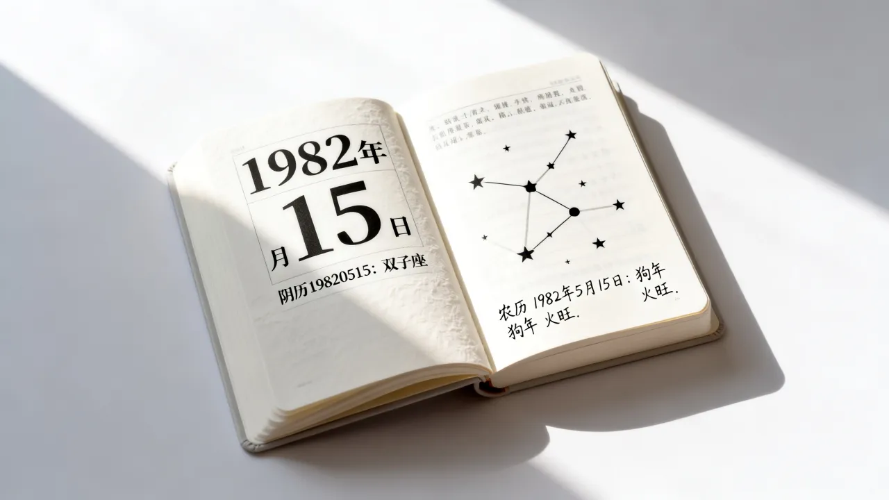 阴历19820515是什么星座,农历1982年5月15日啥命 阴历19820515是什么星座,农历1982年5月15日啥命