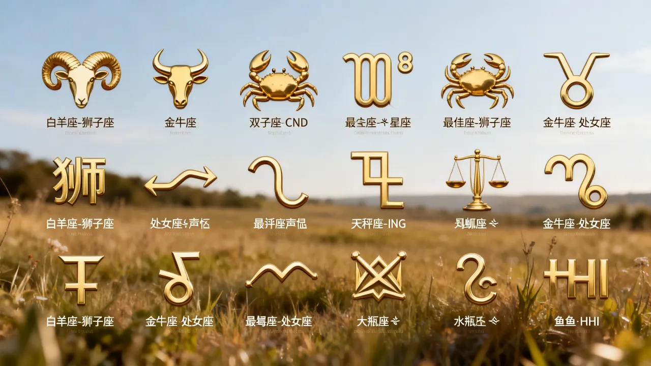 十二星座绝配恋人是谁?你的星座最佳配对查询 十二星座绝配恋人是谁?你的星座最佳配对查询