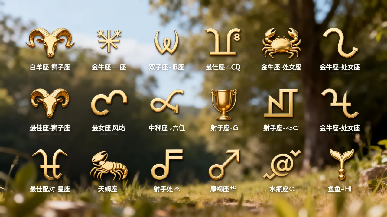 十二星座绝配恋人是谁?你的星座最佳配对查询 十二星座绝配恋人是谁?你的星座最佳配对查询