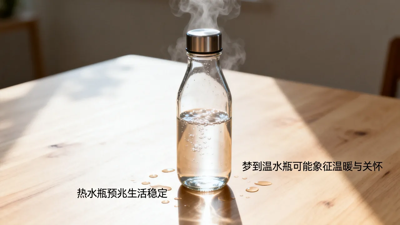 梦到温水瓶有什么含义，周公解梦梦见热水瓶预兆什么