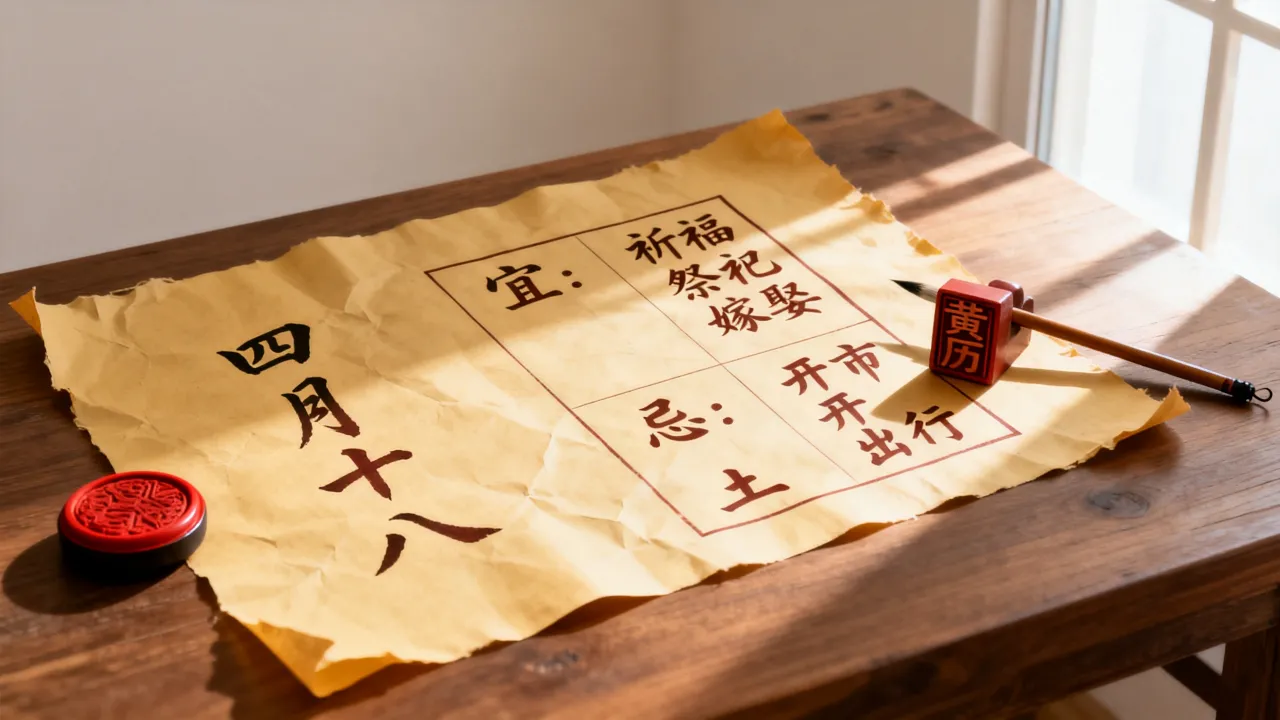 阴历4月18黄历是什么日子，农历四月十八宜忌吉凶查询？