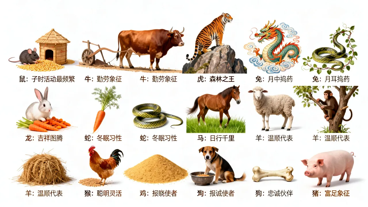 生肖趣闻有哪些?十二生肖背后的趣味故事与冷知识大全 生肖趣闻有哪些?十二生肖背后的趣味故事与冷知识大全