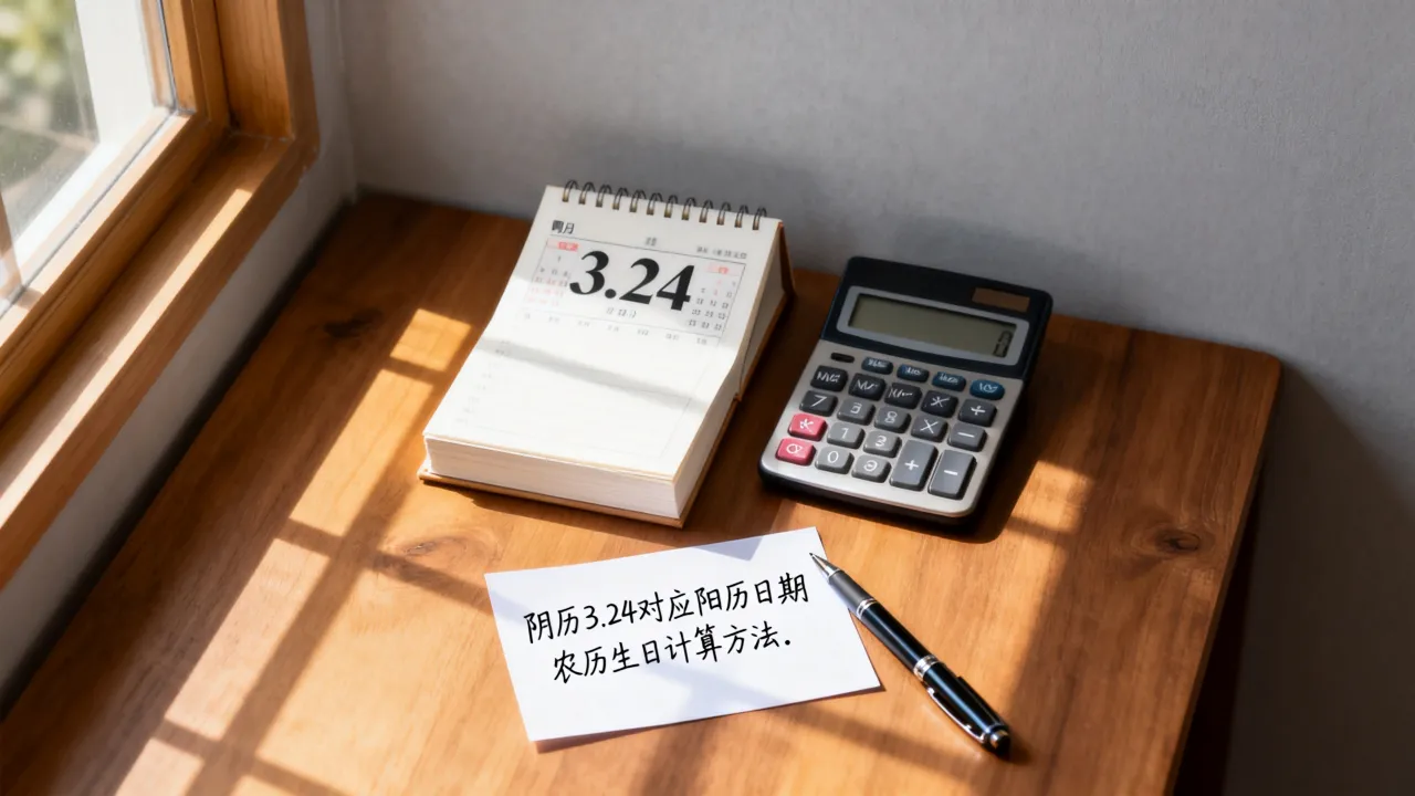 阴历3.24是阳历几号?农历生日怎么算 阴历3.24是阳历几号?农历生日怎么算