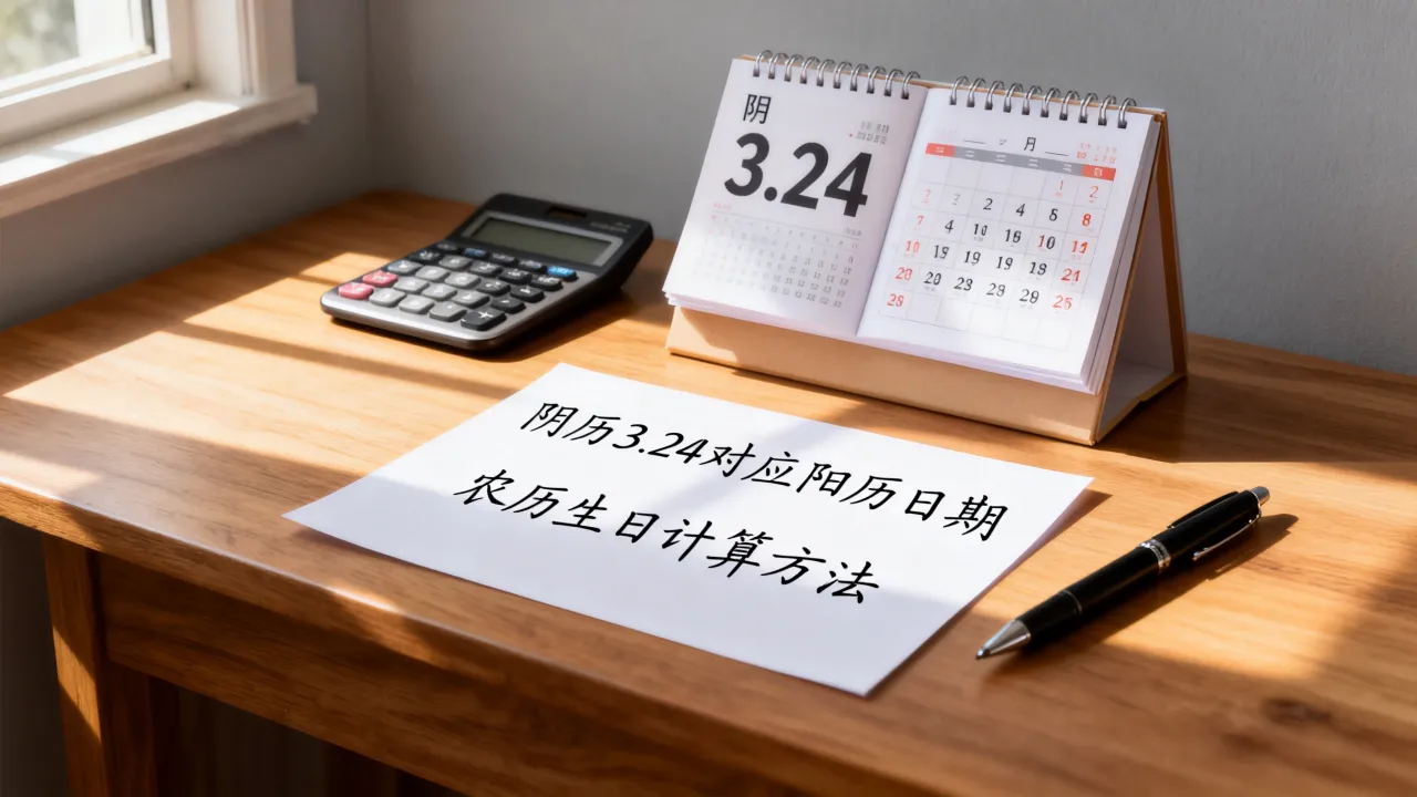 阴历3.24是阳历几号?农历生日怎么算 阴历3.24是阳历几号?农历生日怎么算