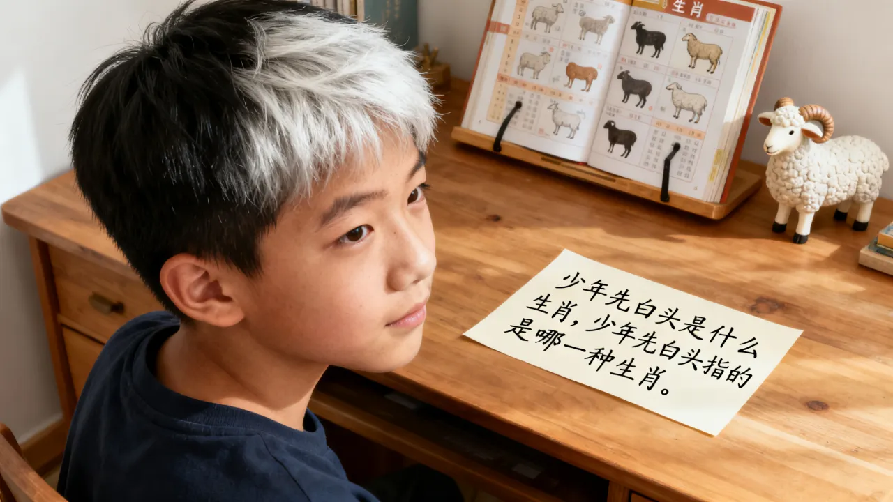 少年先白头是什么生肖，少年先白头指的是哪一种生肖