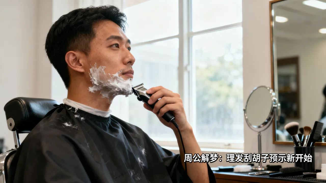 梦到理发刮胡子预示了什么，周公解梦梦见理发刮胡子是什么预兆