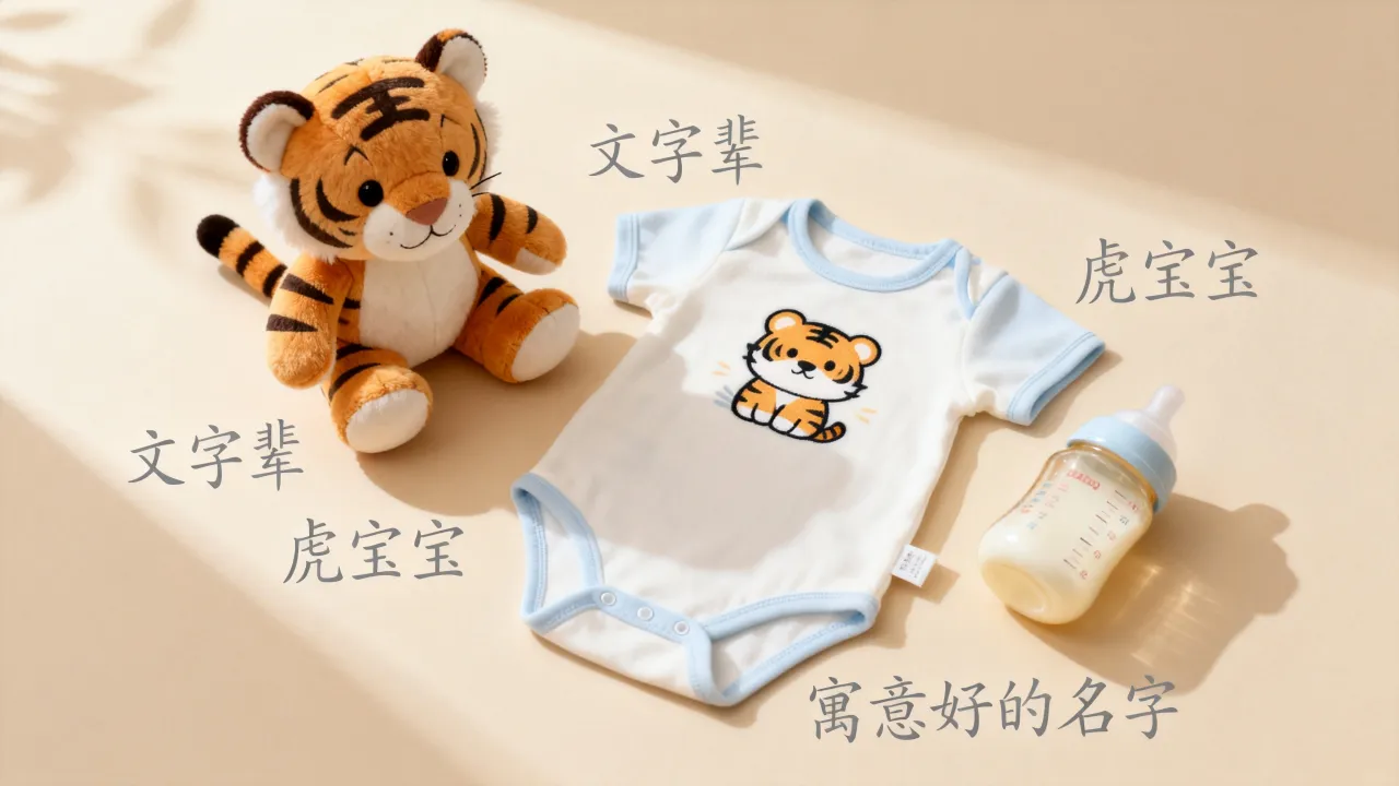 文字辈虎宝宝怎么起名，男女宝寓意好的名字大全