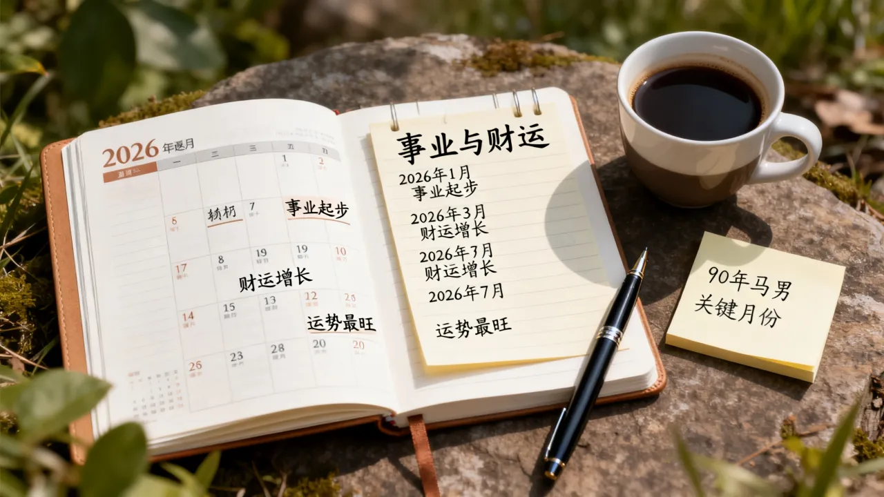 2026年属马男全年财运与事业逐月走势如何，90年马男哪个月运势最旺