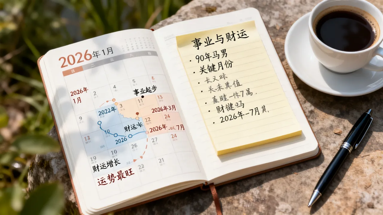 2026年属马男全年财运与事业逐月走势如何，90年马男哪个月运势最旺