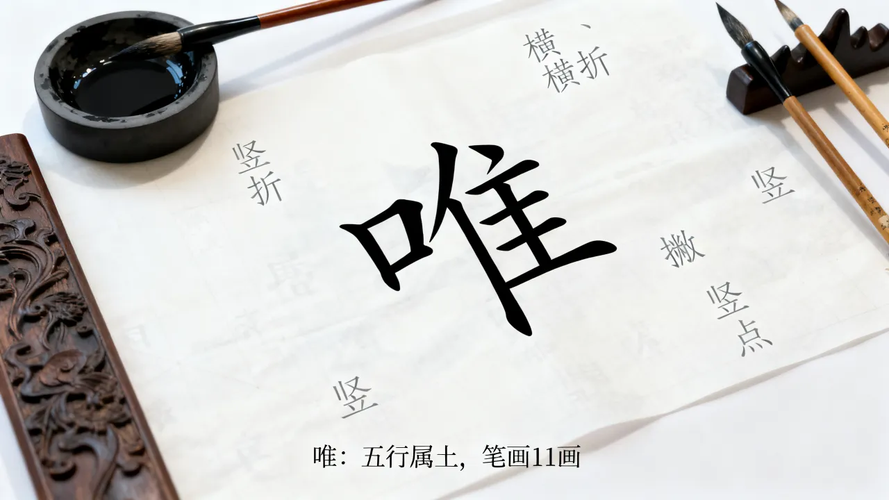 唯的笔画吉凶怎么写,唯字五行笔画详解 唯的笔画吉凶怎么写,唯字五行笔画详解