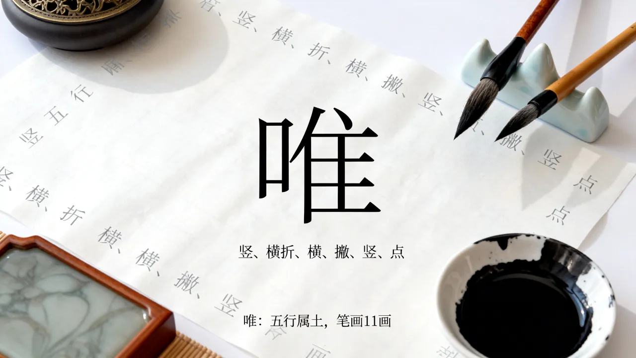 唯的笔画吉凶怎么写,唯字五行笔画详解 唯的笔画吉凶怎么写,唯字五行笔画详解