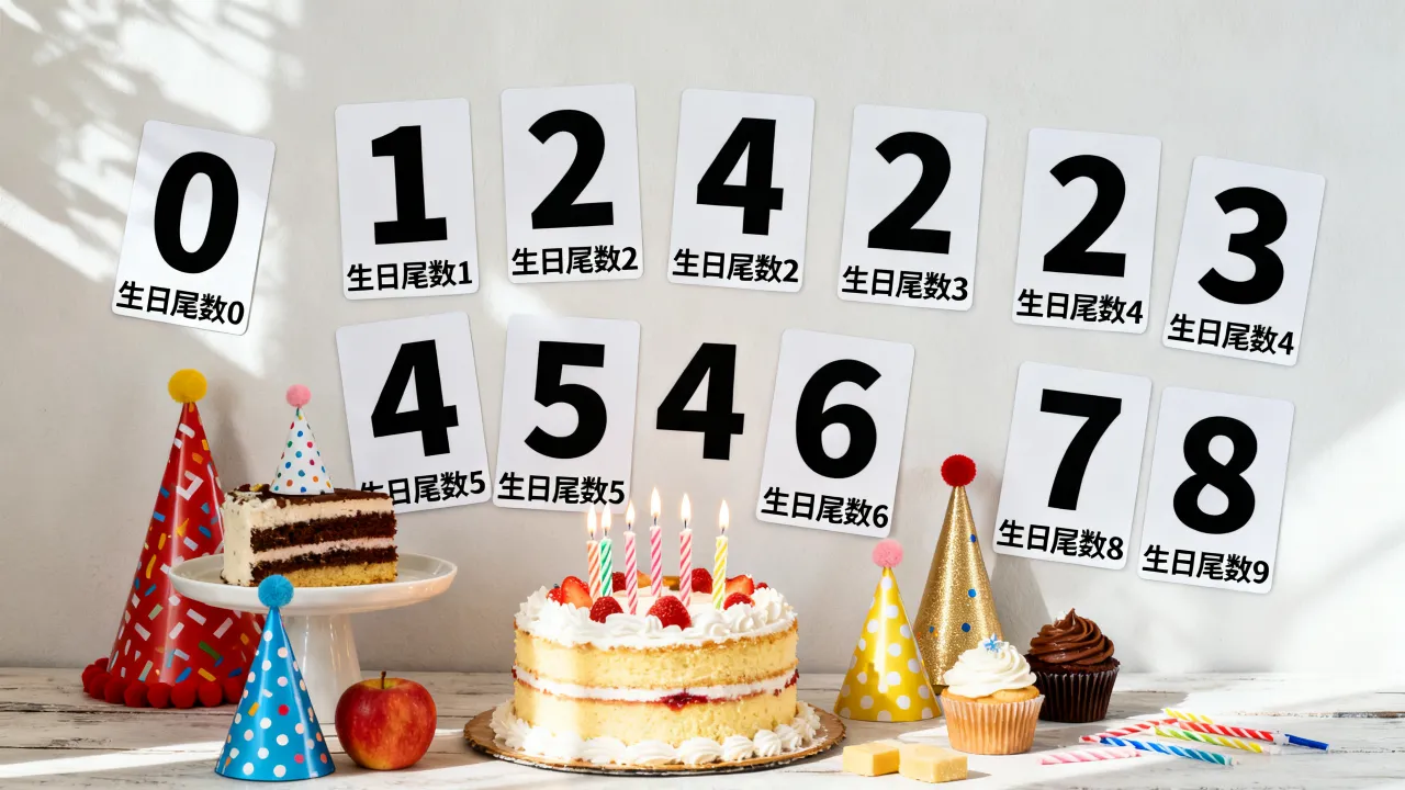 生日尾数吉凶怎么看的，生日尾数0到9哪个数字最吉利
