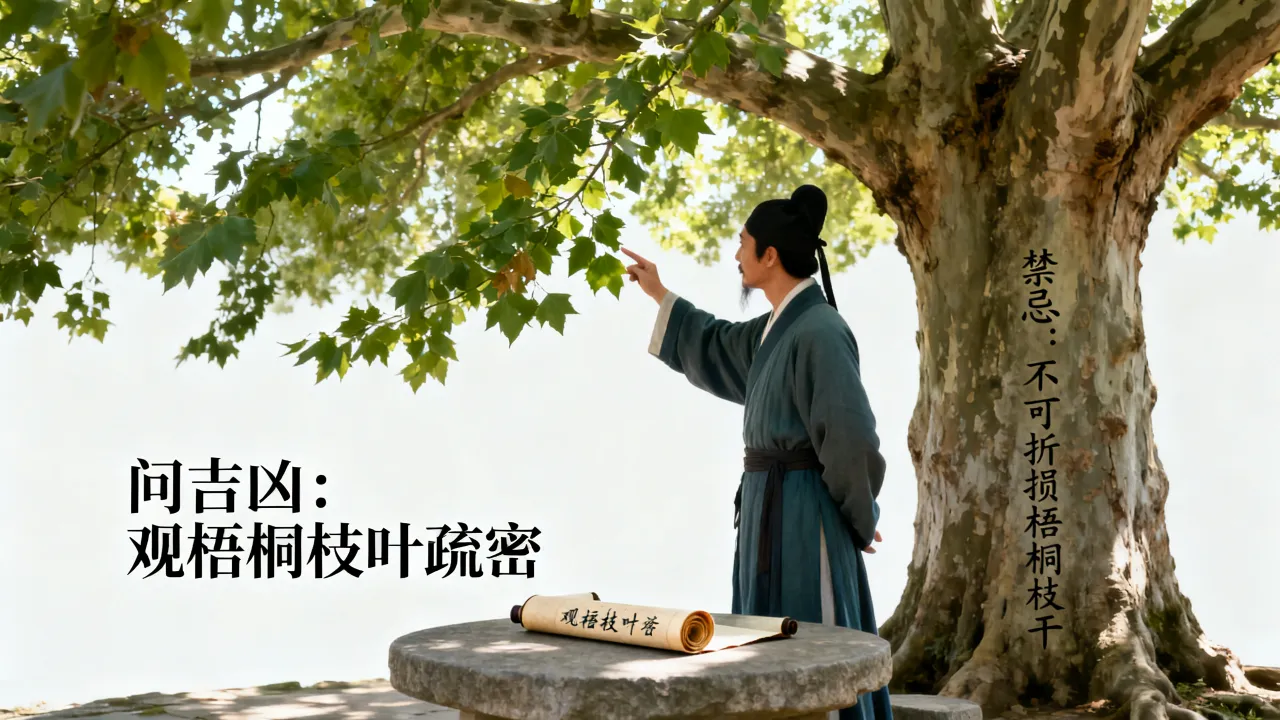 向梧桐问吉凶怎么说,古人向梧桐问吉凶有什么讲究和禁忌? 向梧桐问吉凶怎么说,古人向梧桐问吉凶有什么讲究和禁忌?