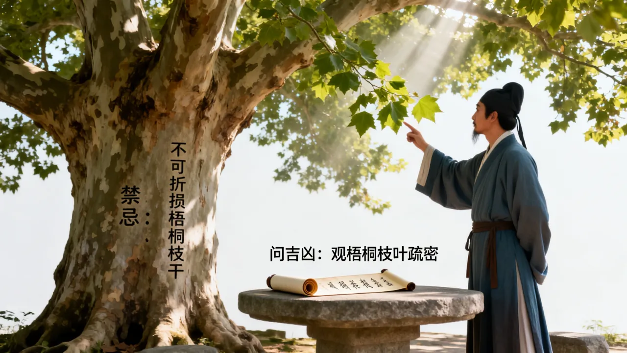 向梧桐问吉凶怎么说,古人向梧桐问吉凶有什么讲究和禁忌? 向梧桐问吉凶怎么说,古人向梧桐问吉凶有什么讲究和禁忌?