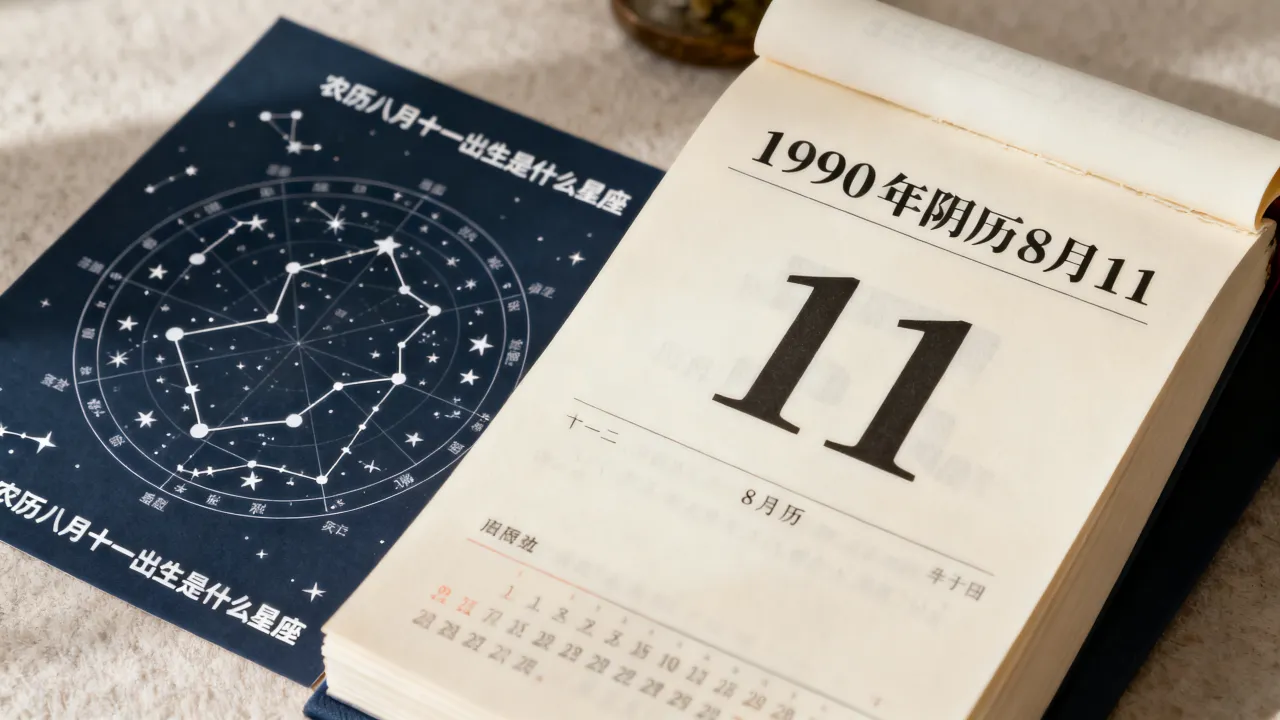 1990年阴历8月11是阳历几号?农历八月十一出生是什么星座 1990年阴历8月11是阳历几号?农历八月十一出生是什么星座