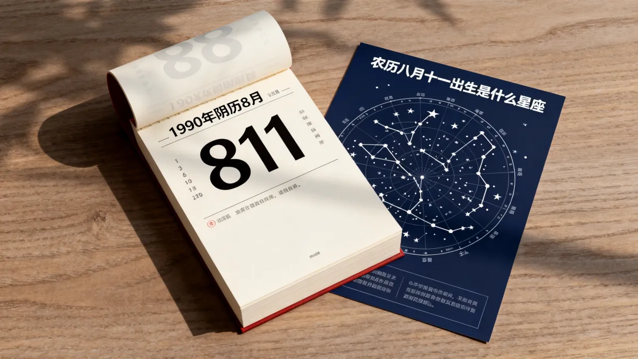 1990年阴历8月11是阳历几号?农历八月十一出生是什么星座 1990年阴历8月11是阳历几号?农历八月十一出生是什么星座