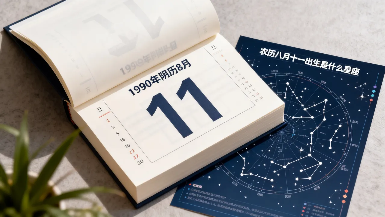 1990年阴历8月11是阳历几号?农历八月十一出生是什么星座 1990年阴历8月11是阳历几号?农历八月十一出生是什么星座