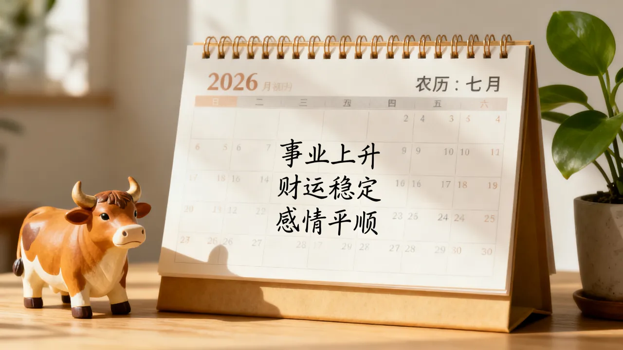 属牛金牛座2026农历七月运势如何？属牛2026农历各月运势