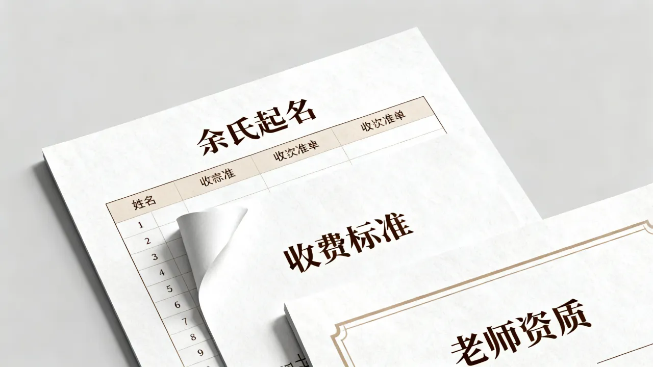 余氏宝宝起名怎么样,收费标准和老师水平靠谱吗? 余氏宝宝起名怎么样,收费标准和老师水平靠谱吗?