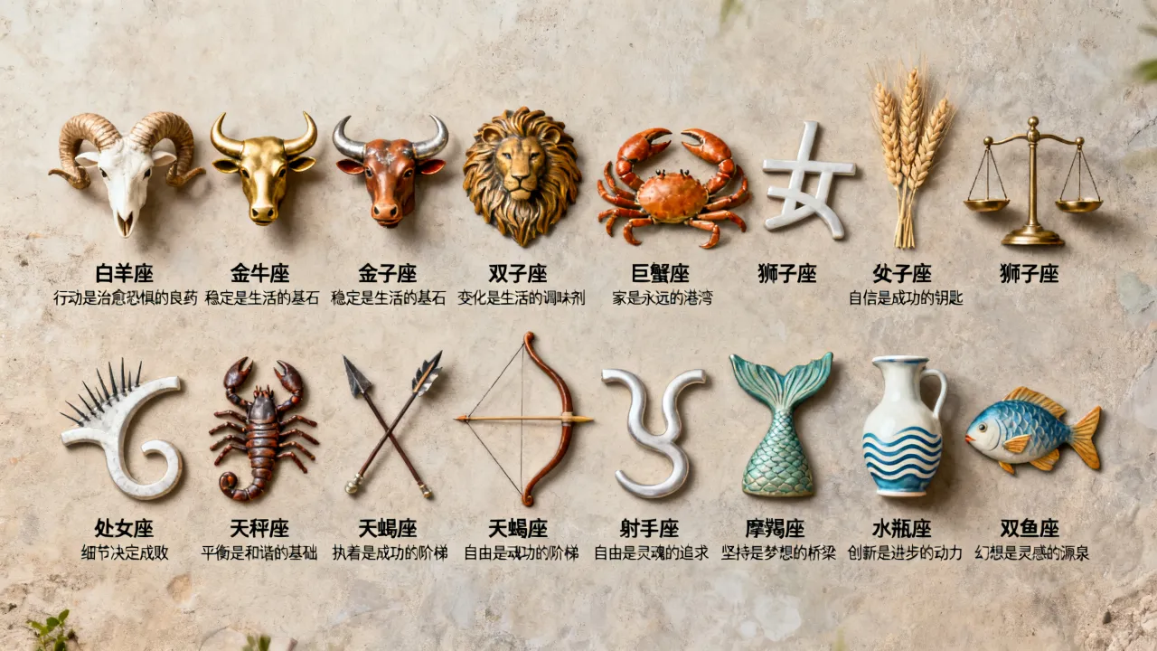 十二星座的座右铭是什么，各星座人生格言有哪些？
