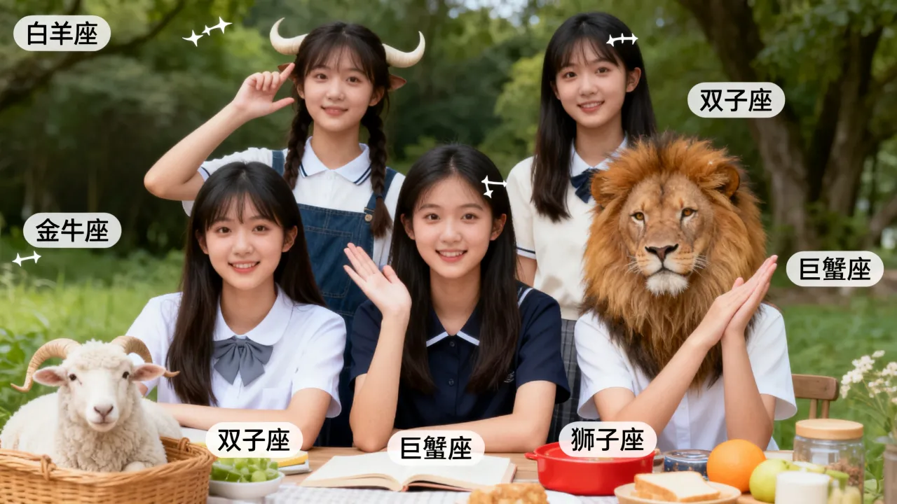 十二星座女孩谁最美？颜值排名Top5有你吗？