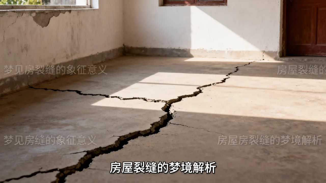 梦见房裂缝是什么意思，梦见房子裂缝有什么征兆