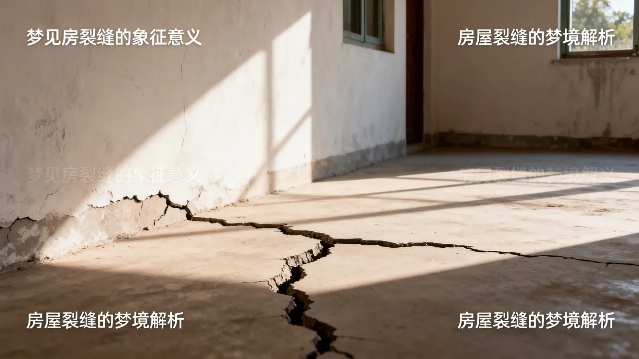 梦见房裂缝是什么意思，梦见房子裂缝有什么征兆