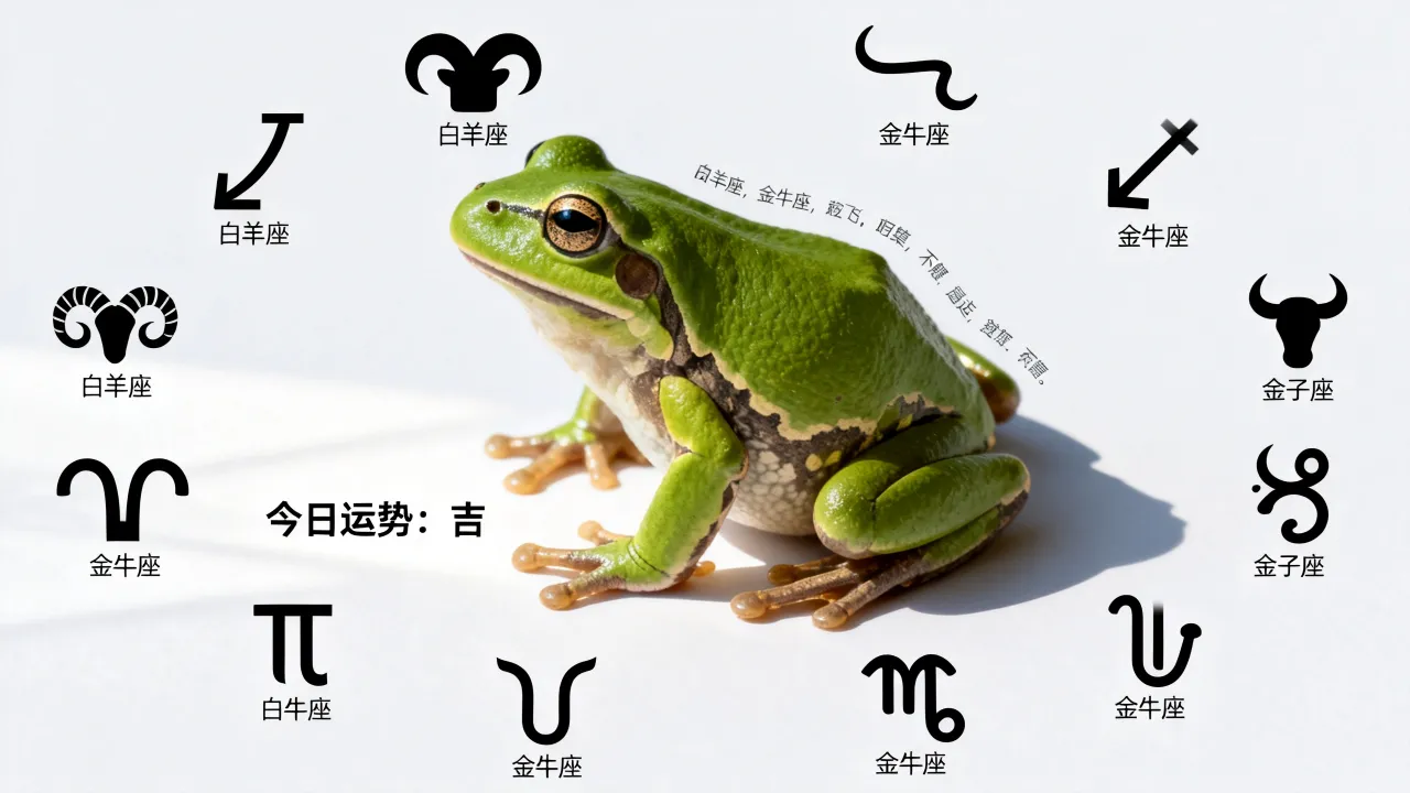 蛙十二星座准吗？十二星座运势详解，长尾疑问词
