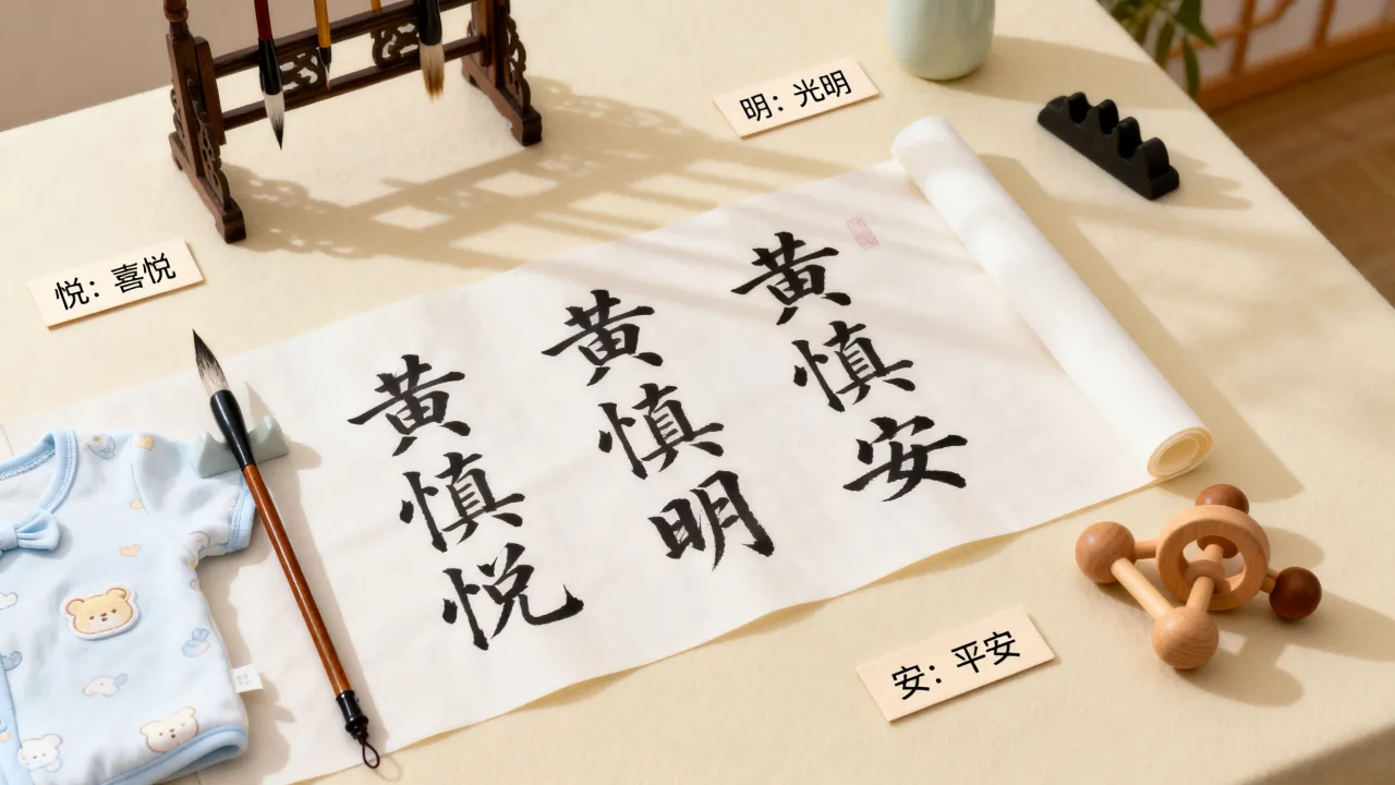 宝宝起名黄慎什么好听，黄慎后面加什么字寓意好？
