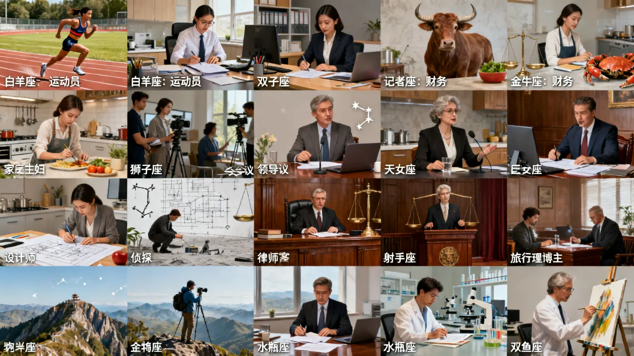 十二星座适合做什么工作?十二星座工作事业运势如何? 十二星座适合做什么工作?十二星座工作事业运势如何?
