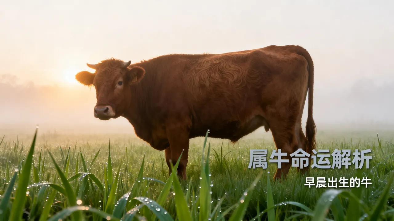属牛命运到底如何，属牛早晨出生的人命运好不好？