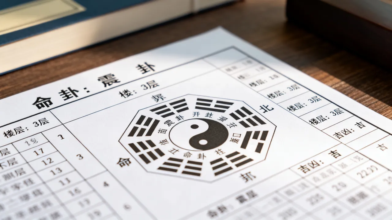 命卦怎么看楼层吉凶图？命卦楼层吉凶对照表怎么看