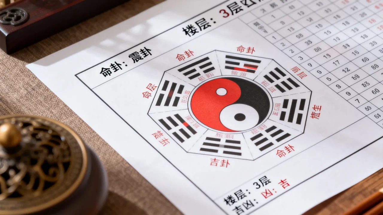 命卦怎么看楼层吉凶图？命卦楼层吉凶对照表怎么看