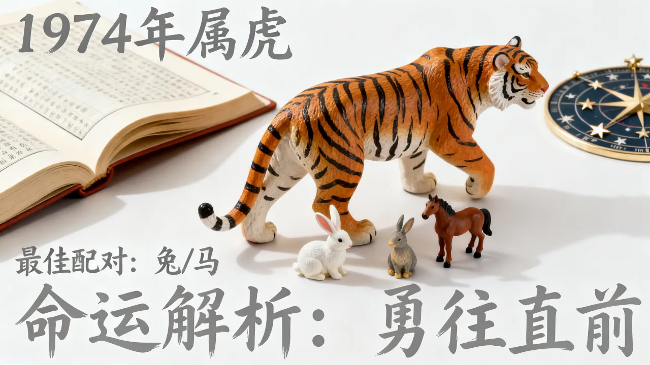 74年是什么属什么生肖，属虎人的命运与最佳配对解析