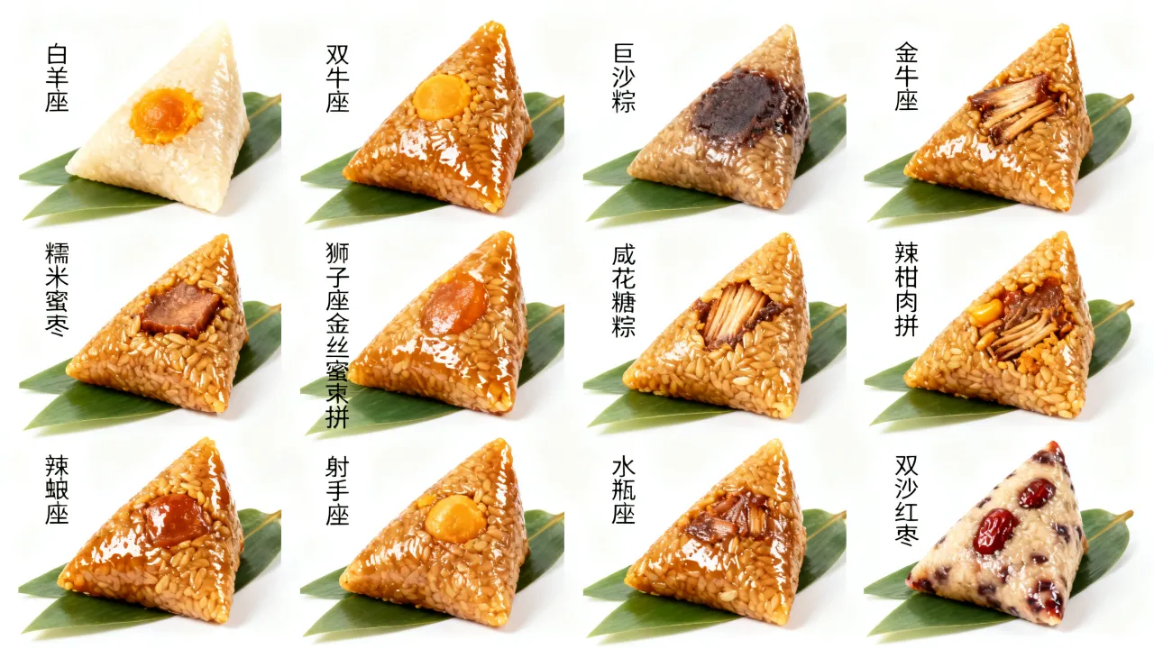 十二星座粽子是什么，十二星座专属粽子怎么做？
