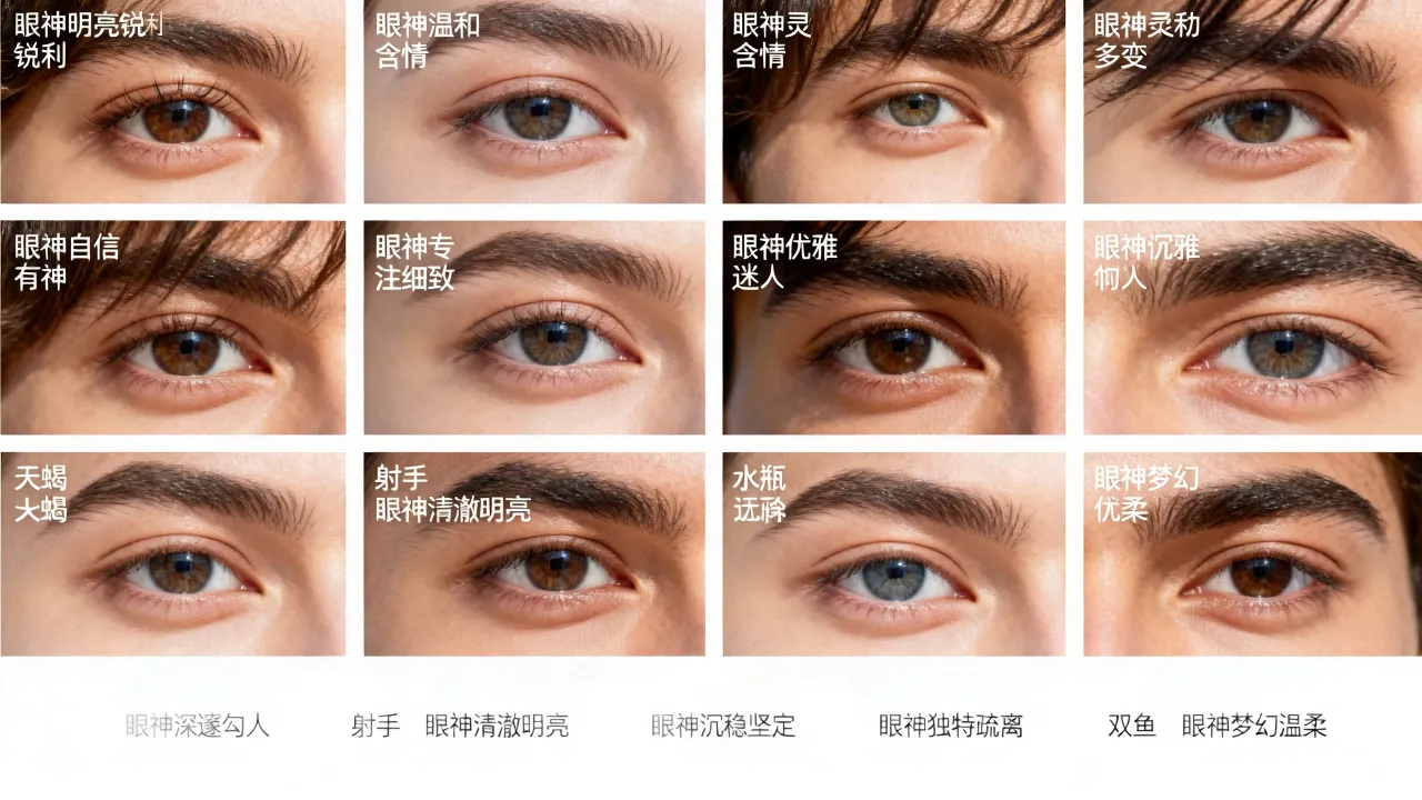 十二星座的人眼睛有什么特征？眼睛迷人排名大全