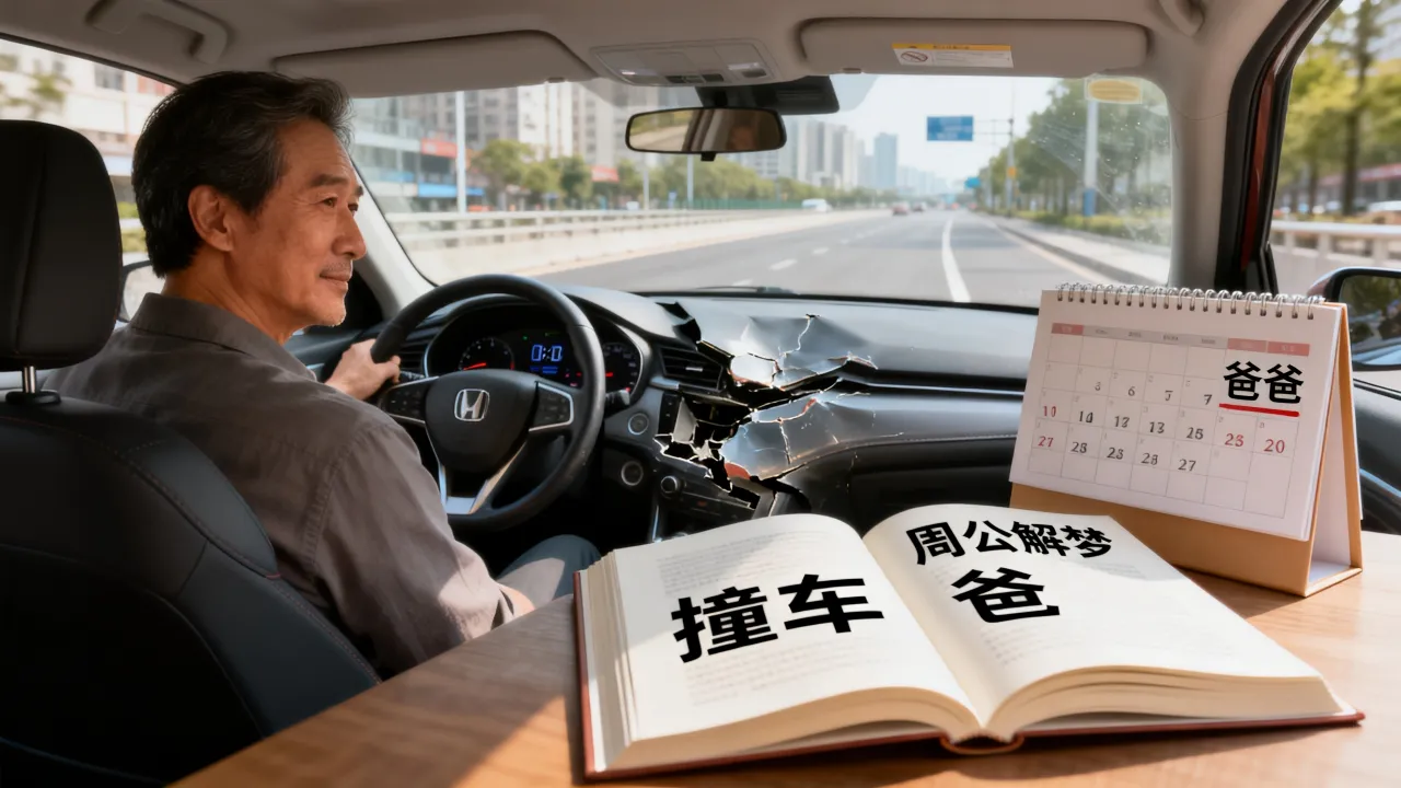 梦到了爸爸撞车预兆了什么吗,周公解梦有什么说法 梦到了爸爸撞车预兆了什么吗,周公解梦有什么说法
