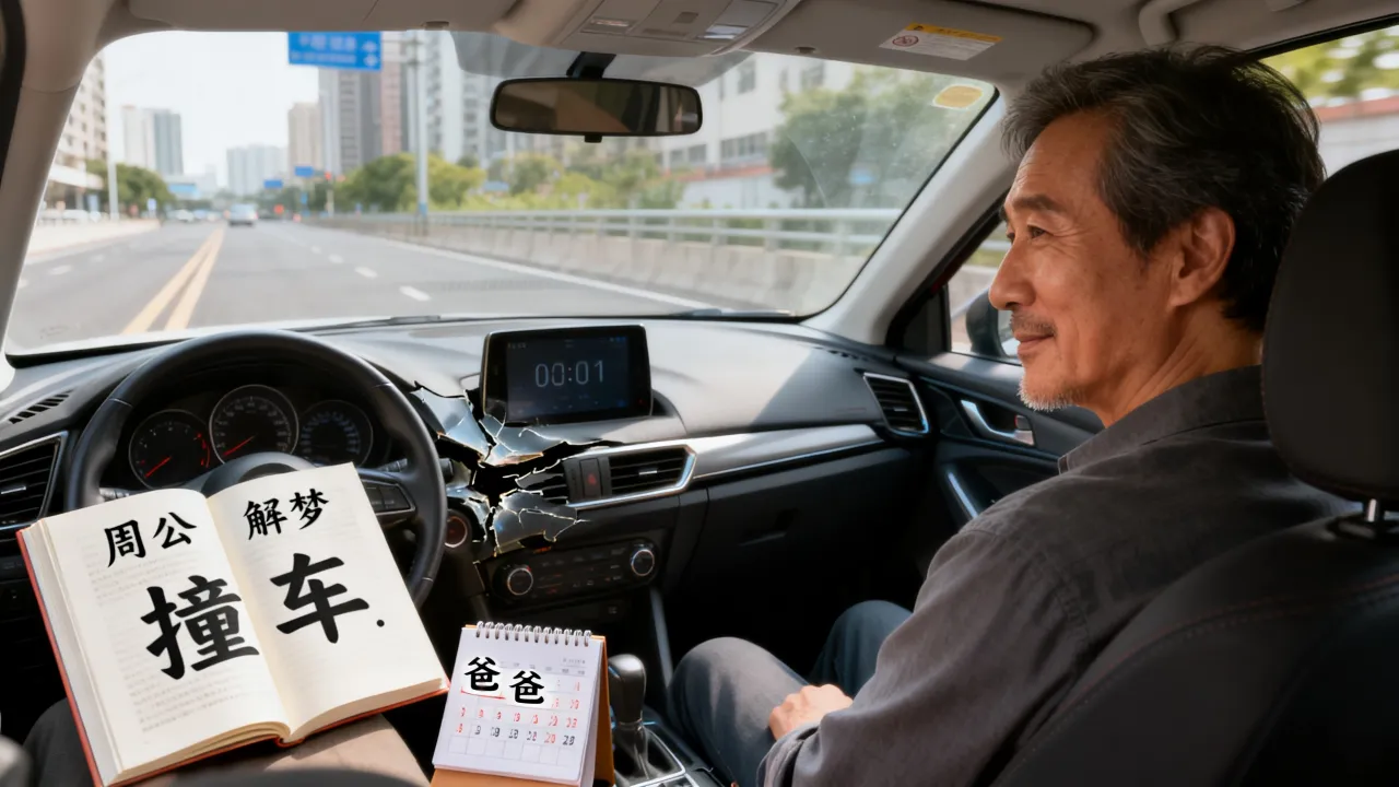梦到了爸爸撞车预兆了什么吗,周公解梦有什么说法 梦到了爸爸撞车预兆了什么吗,周公解梦有什么说法