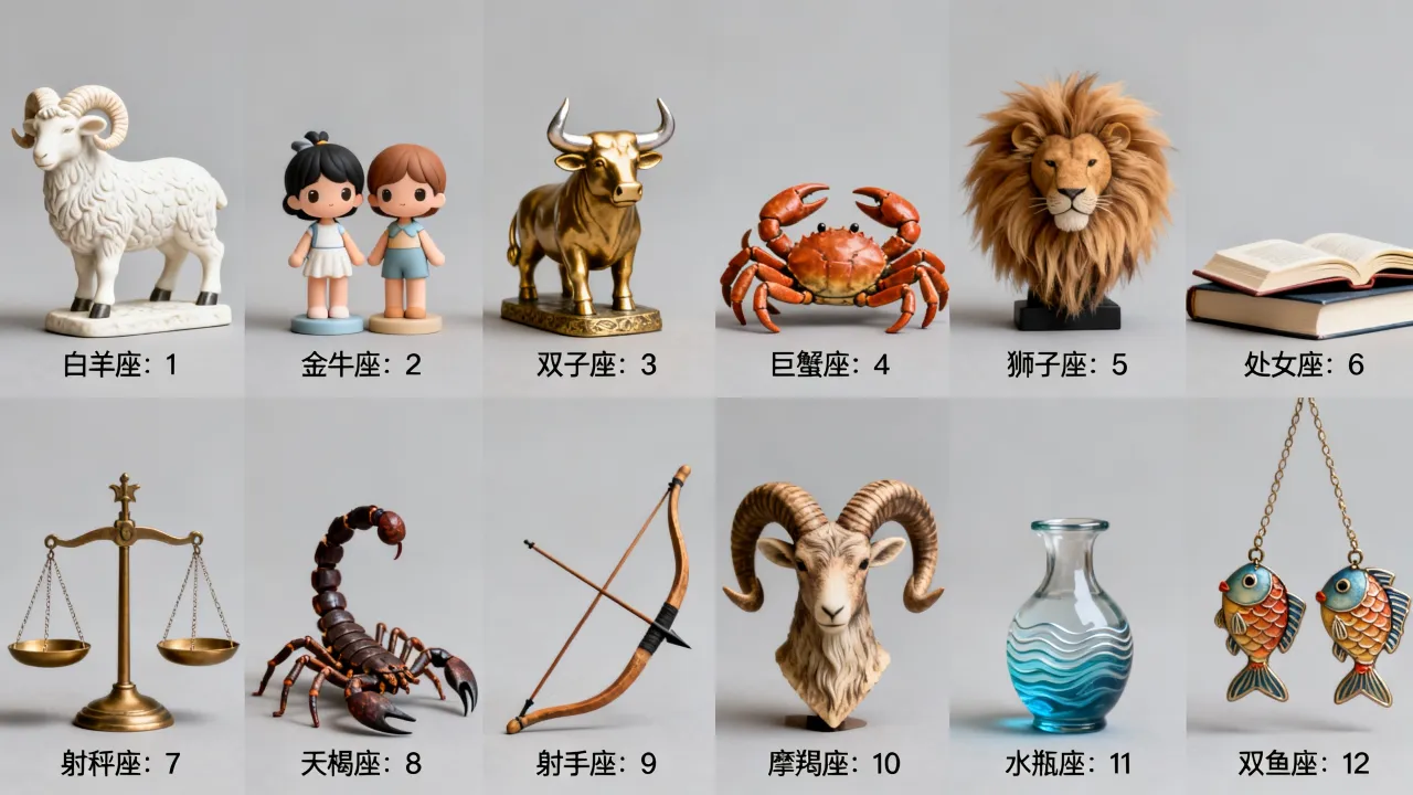 十二星座数什么?十二星座分别是什么和对应什么数字? 十二星座数什么?十二星座分别是什么和对应什么数字?