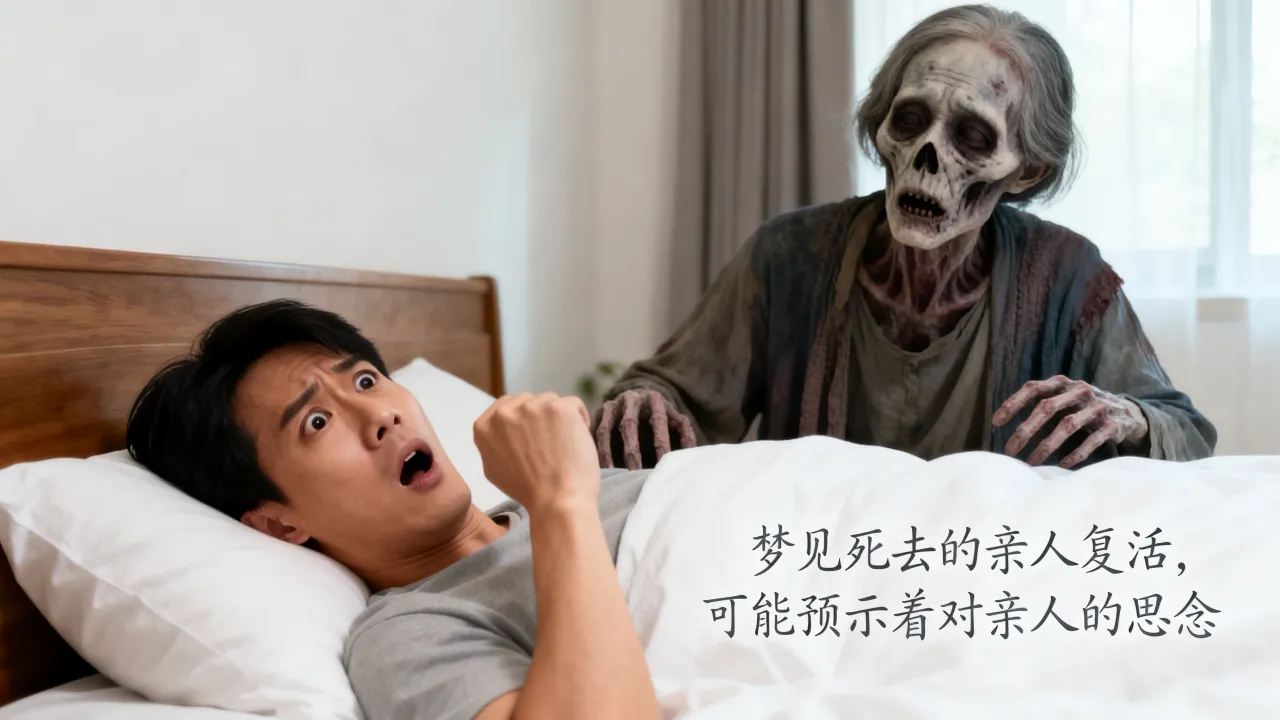梦见死去亲戚复活有何征兆，周公解梦有何说法