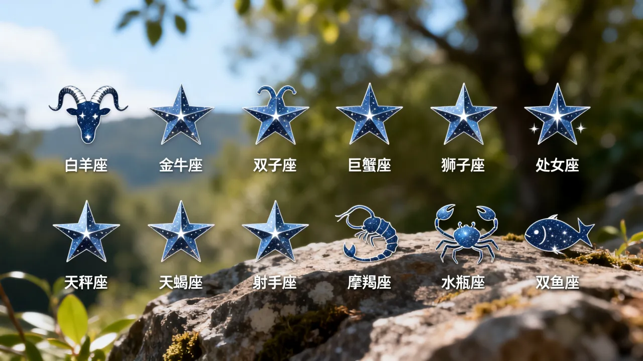 十二星座的星形是什么样子的?十二星座星形图案大全 十二星座的星形是什么样子的?十二星座星形图案大全