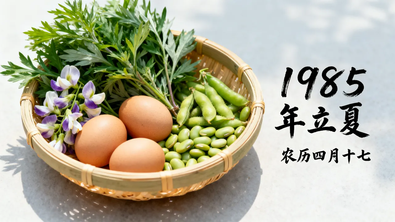 1985年立夏阴历是几月几日，农历四月十七具体时间查询