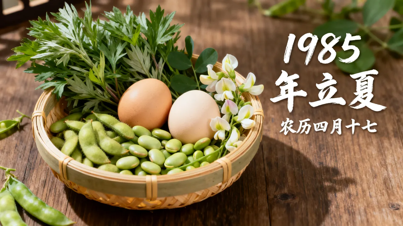 1985年立夏阴历是几月几日，农历四月十七具体时间查询