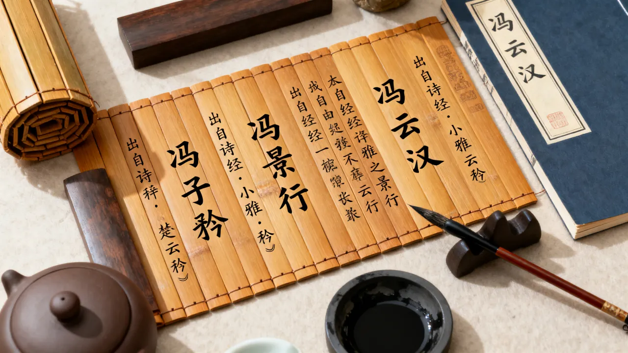 姓冯宝宝怎么起名？冯姓男孩诗经楚辞取名推荐