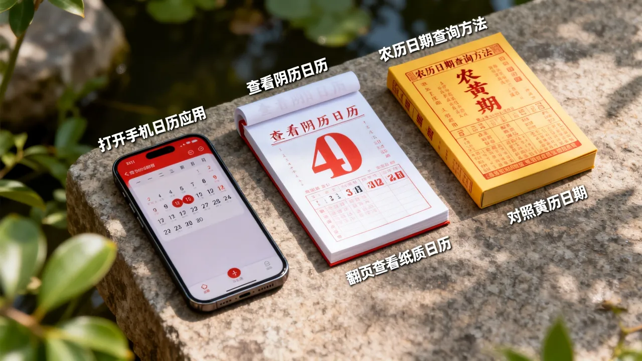 怎么查看阴历日历？农历日期查询方法有哪些