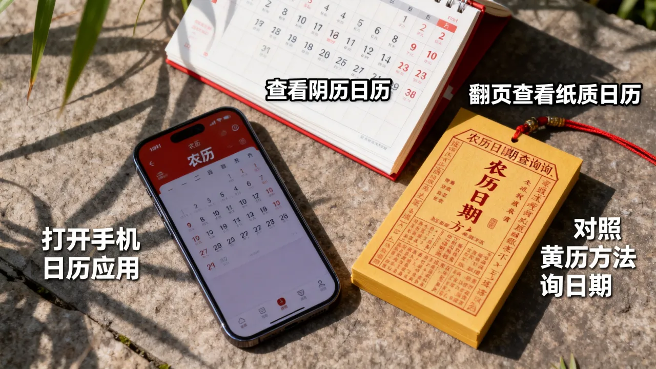 怎么查看阴历日历？农历日期查询方法有哪些
